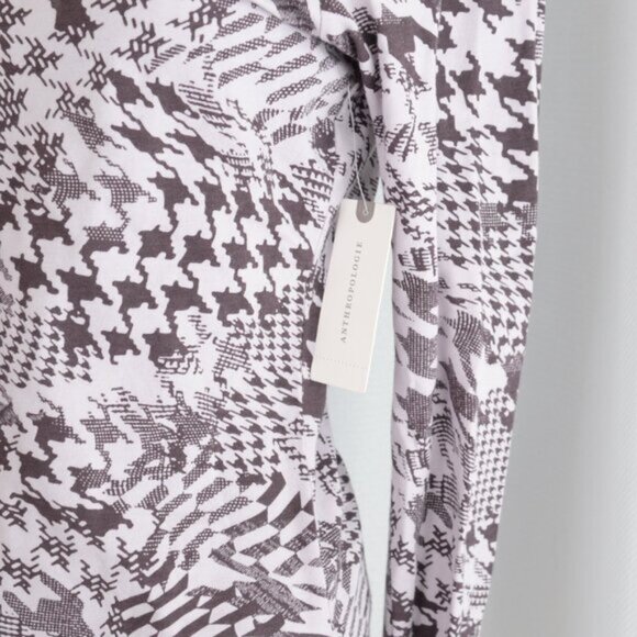 NWT Anthropologie Maeve Lilac Purple Print Turtleneck Sz M - Picture 6 of 7